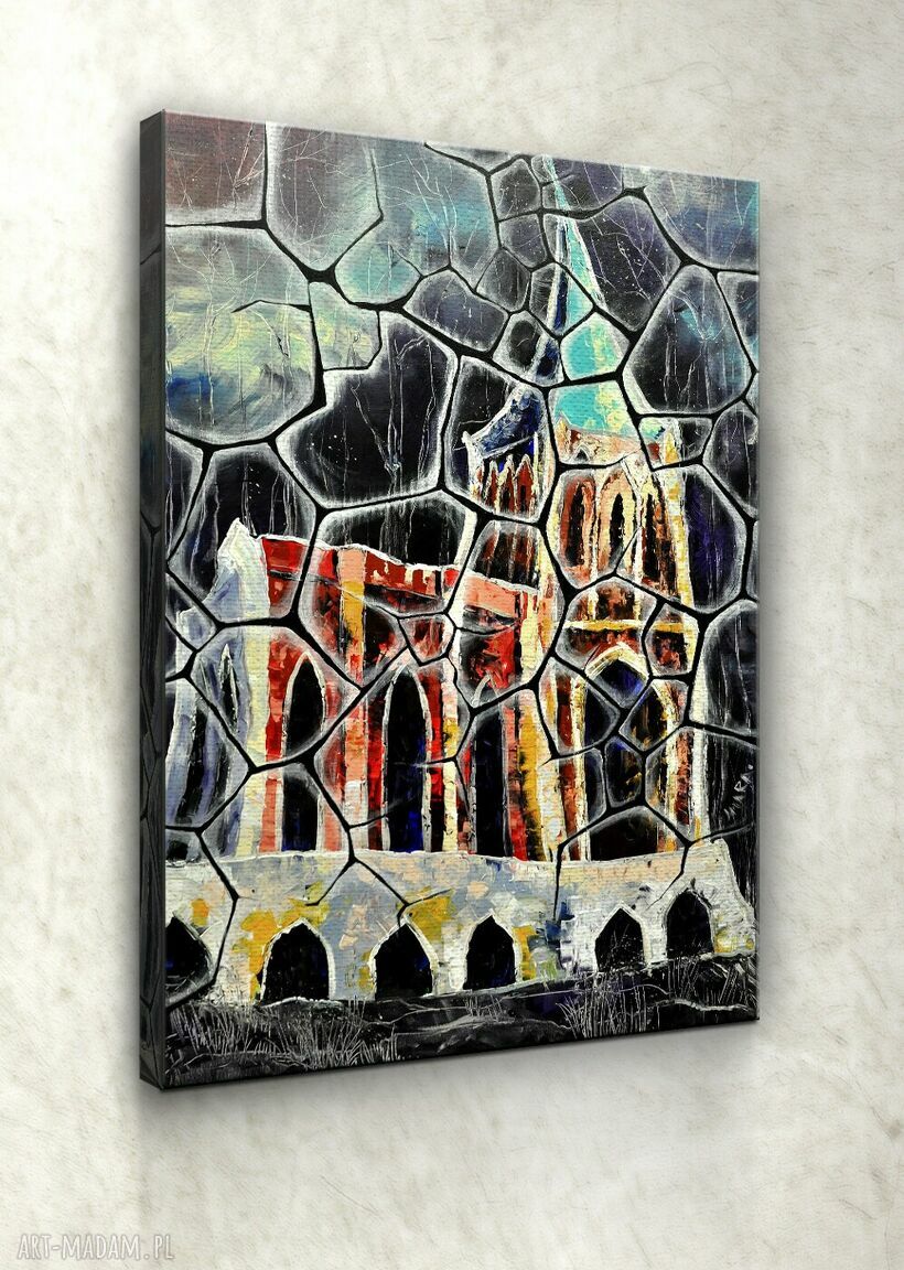 Opactwo Bukowiec. Obraz Giclee na płótnie Canvas