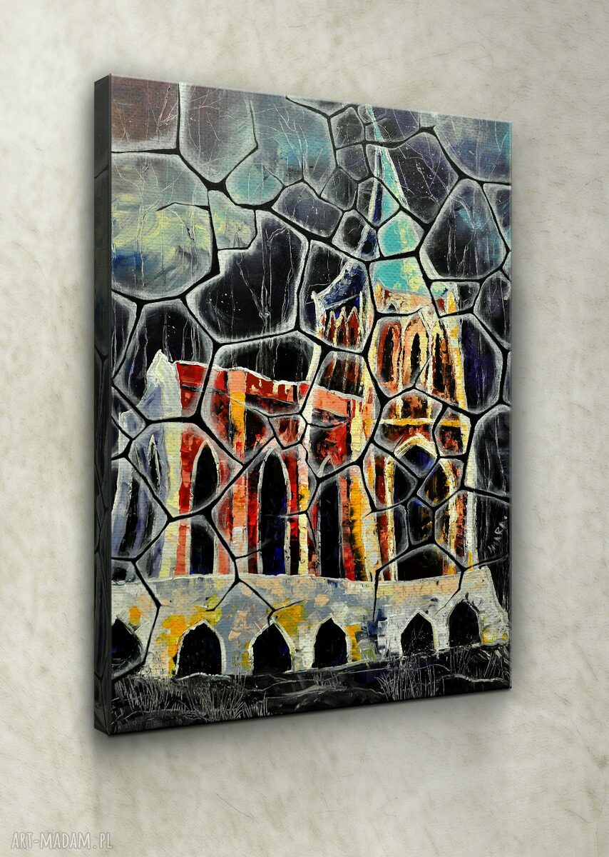 Opactwo Bukowiec 35x50 cm - obraz na płótnie Canvas