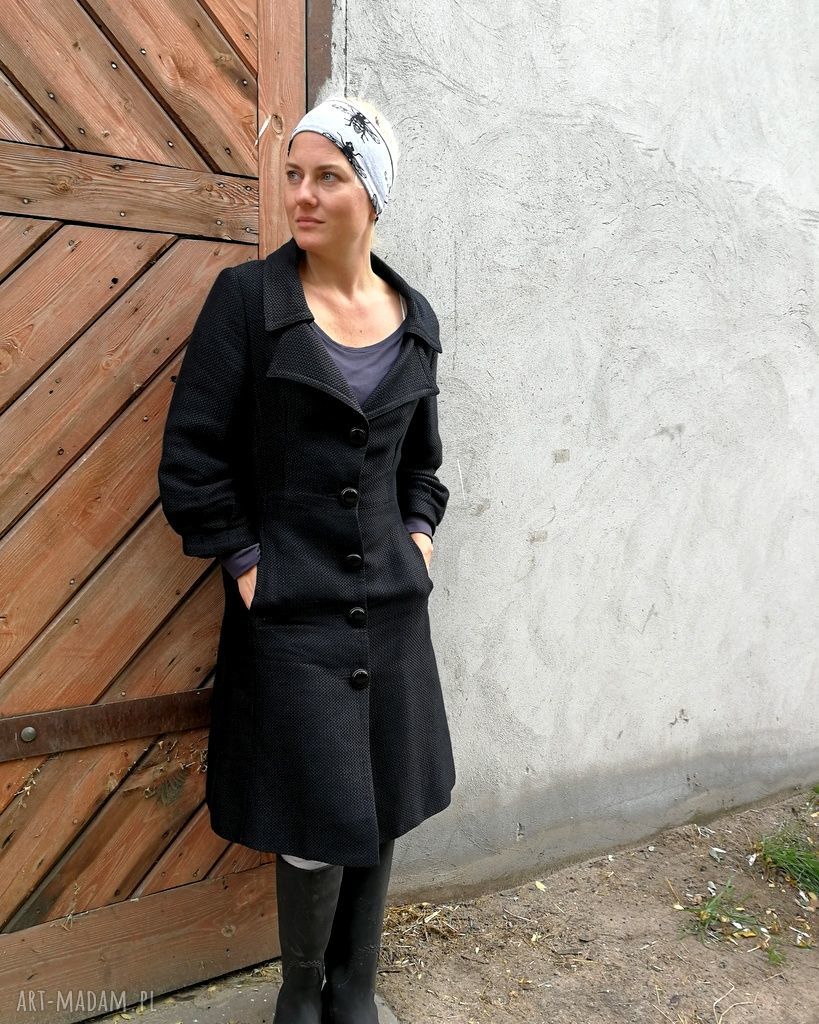 Opaska damska szara w muchy - etno boho, sport i joga