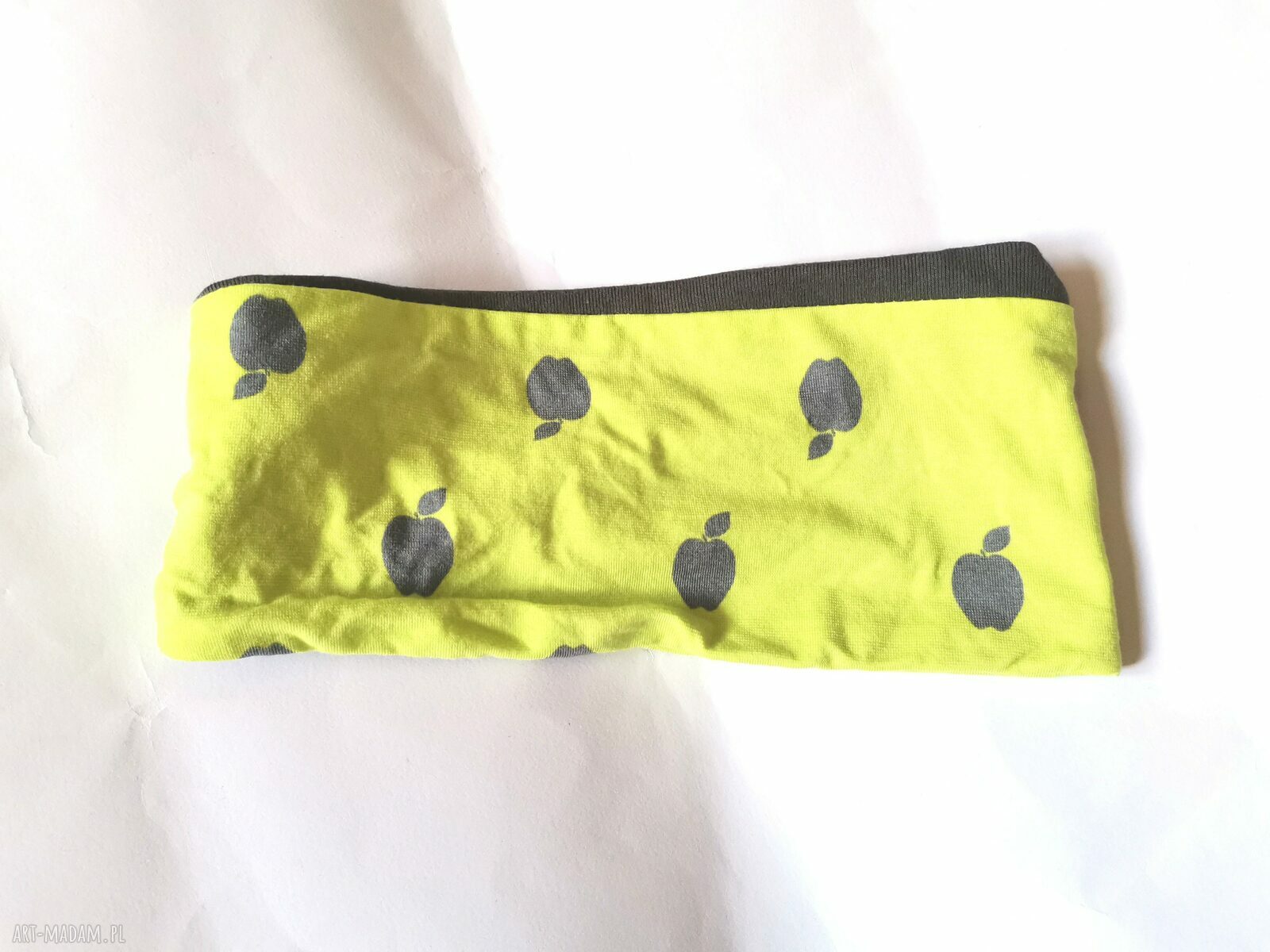 Opaska damska bawełniana - rozmiar uniwersalny, handmade Ruda Klara (box k1)