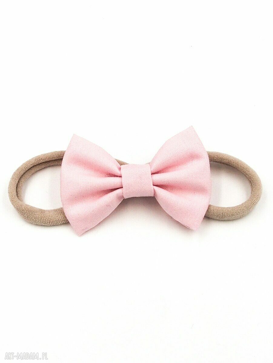 Opaska do włosów z kokardką Ice Pink