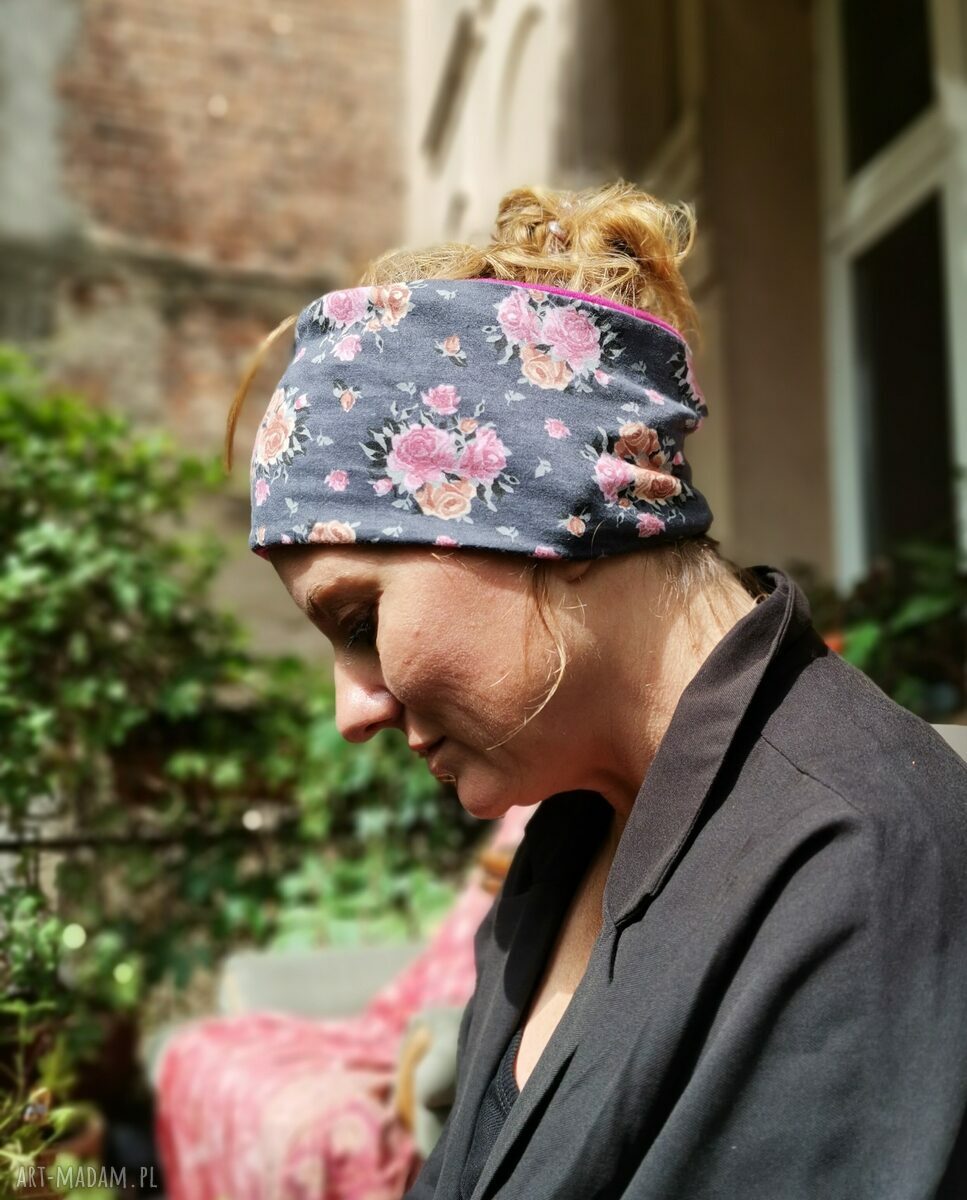 Opaska folk uniwersalna Frida - boho z frędzlami