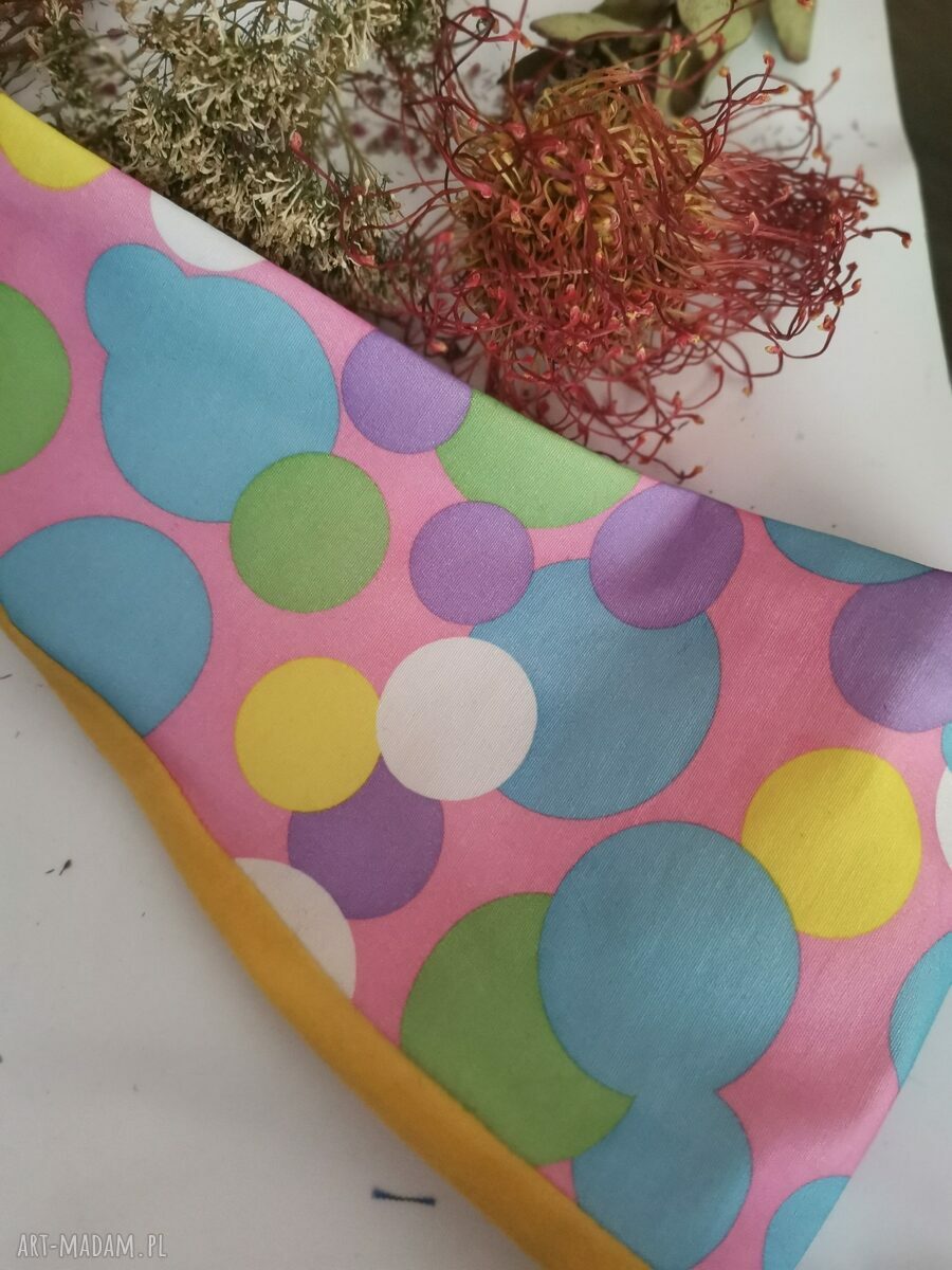 Opaska kolorowa uniwersalna w stylu Frida - Ruda Klara