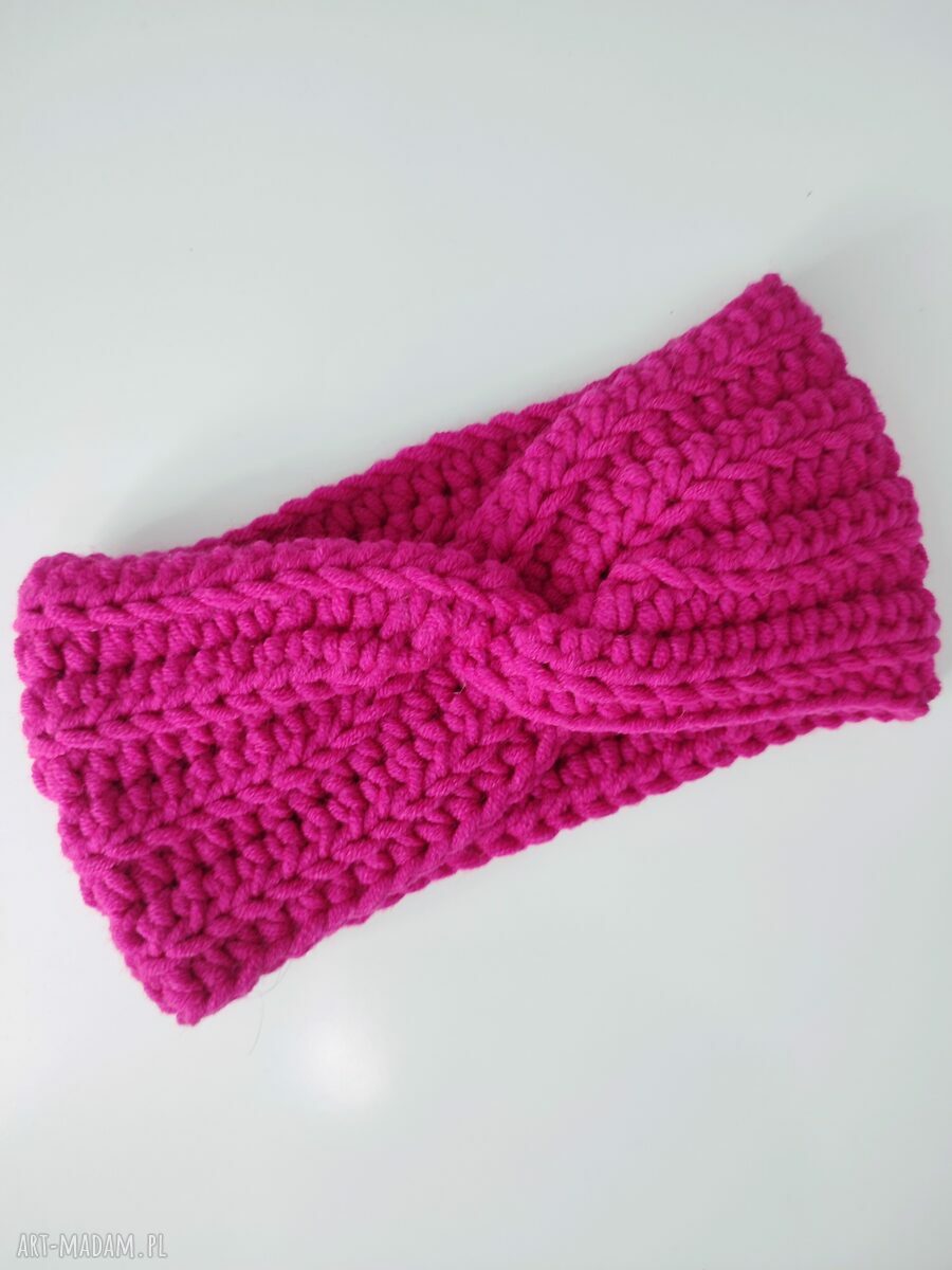 Opaska turban na jesień - ręcznie robiona headband damska