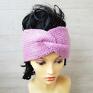 handmade opaski opaska turban pink pastel