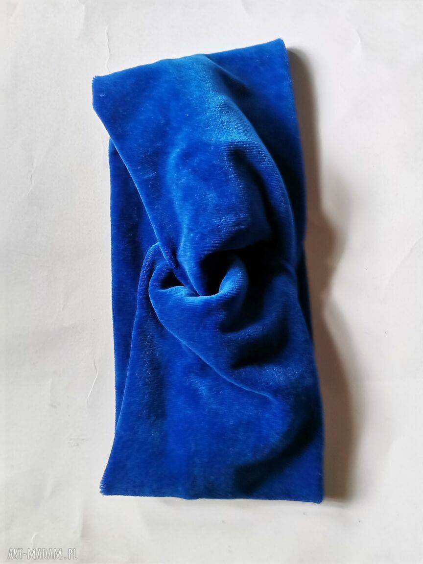 Niebieska opaska turbanowa - rozmiar uniwersalny Box 33