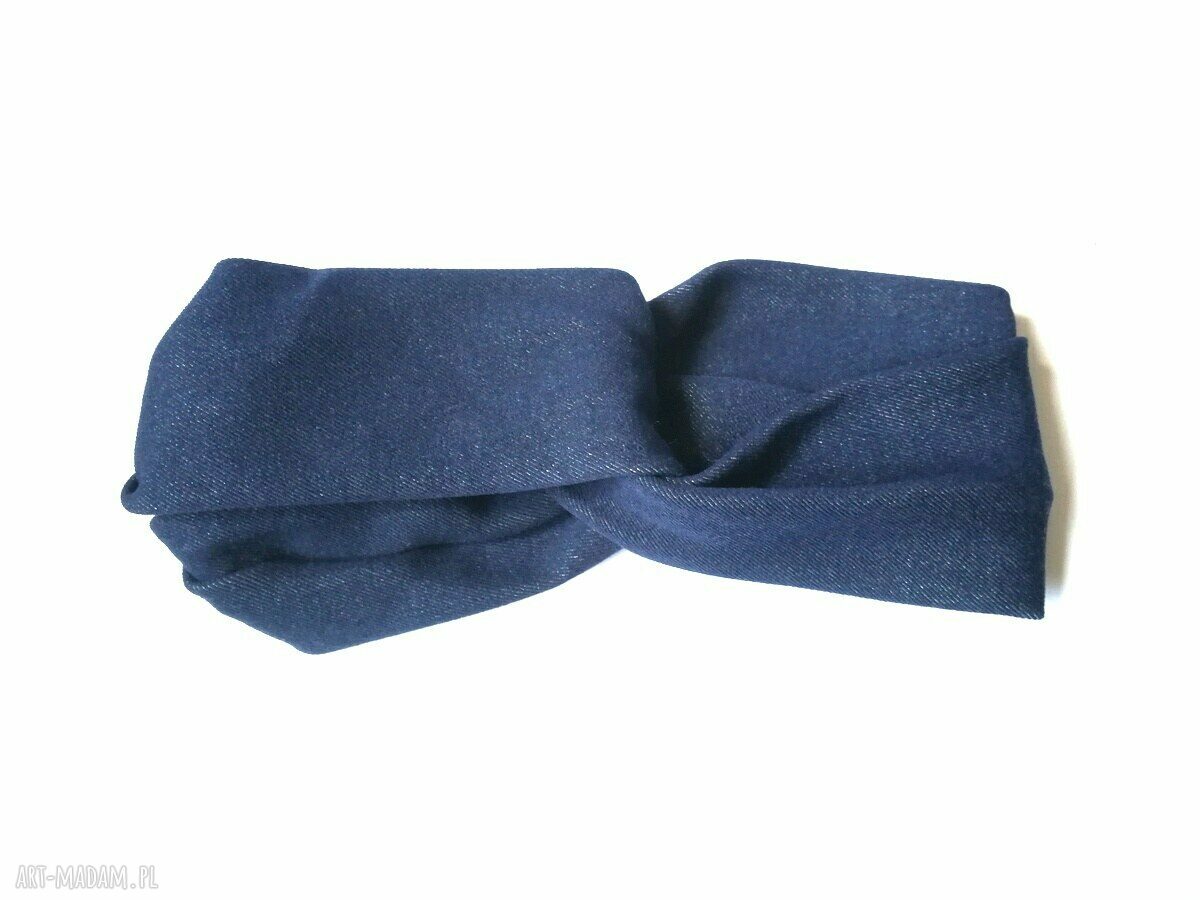 Opaska turbanowa dla dziewczynki 5-6 lat - etno boho folk, lekko rozciągliwa, z tyłu na gumce