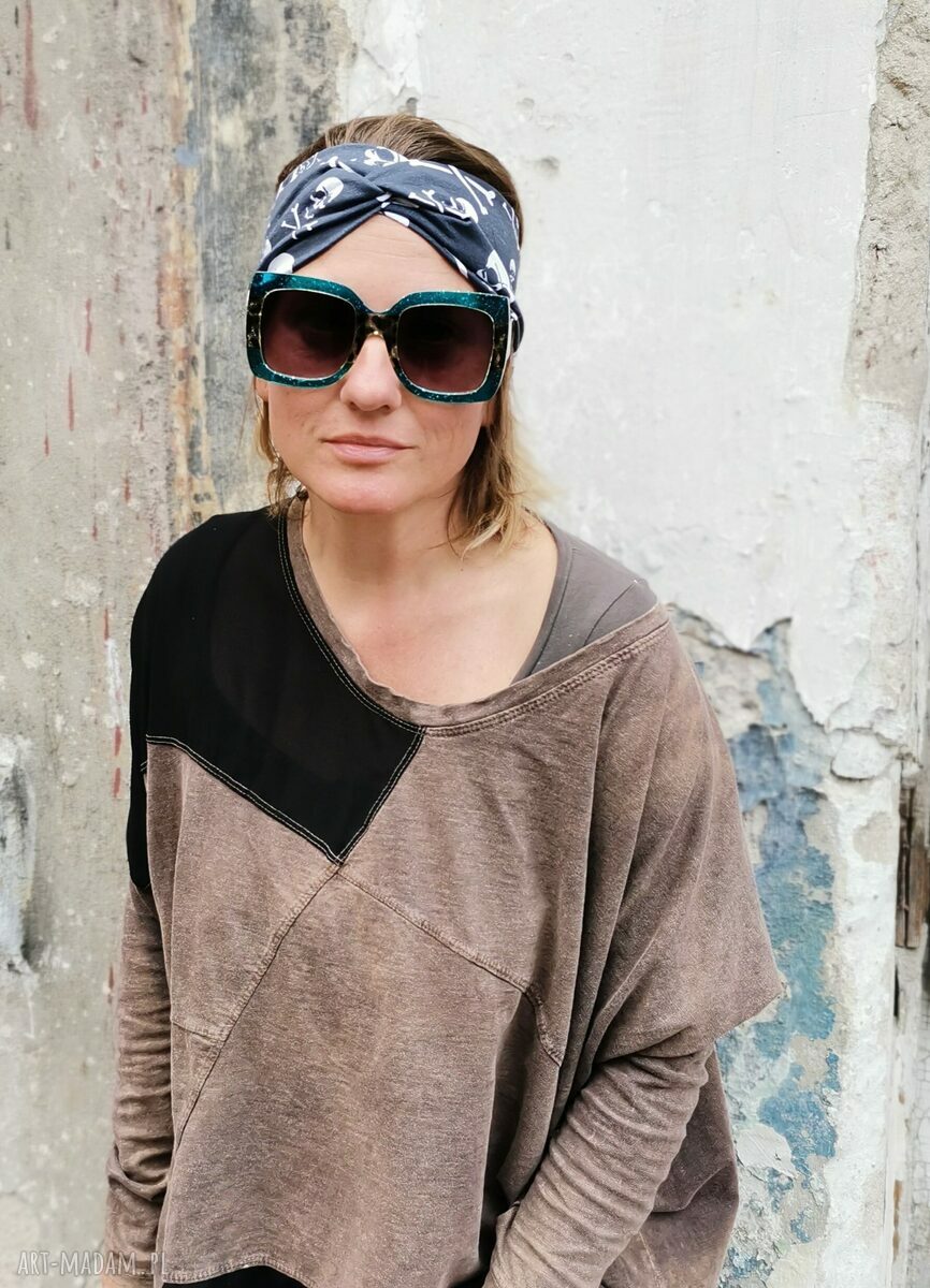 Opaska turbanowa w czaszki - Suveren kocha disco polo