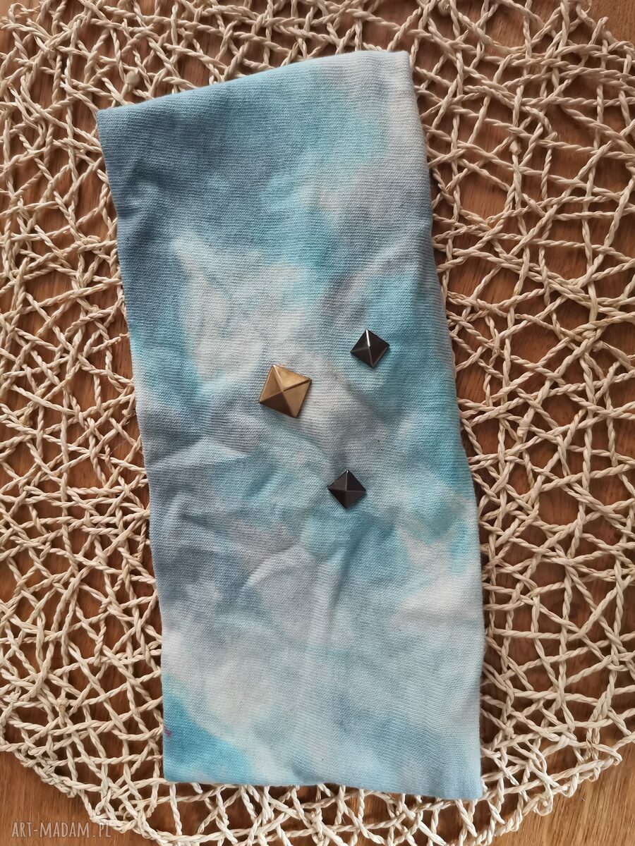 Opaska uniwersalna sportowa w stylu folk boho z kwiatami (box R1)
