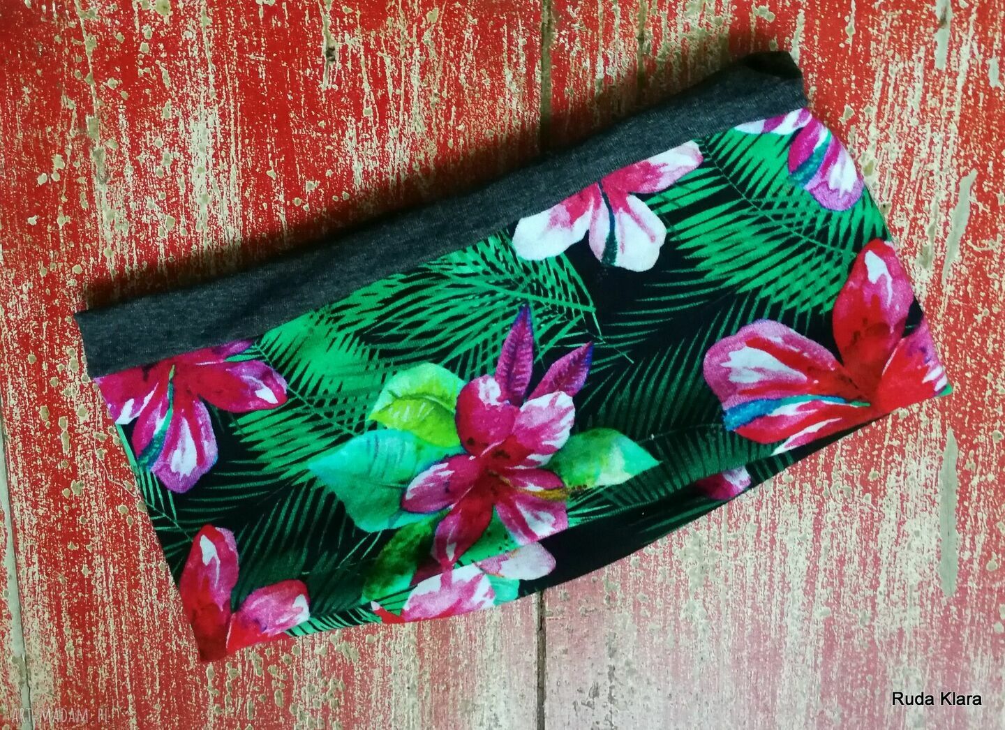 Wiosenna opaska boho Ruda Klara - uniwersalna na podszewce
