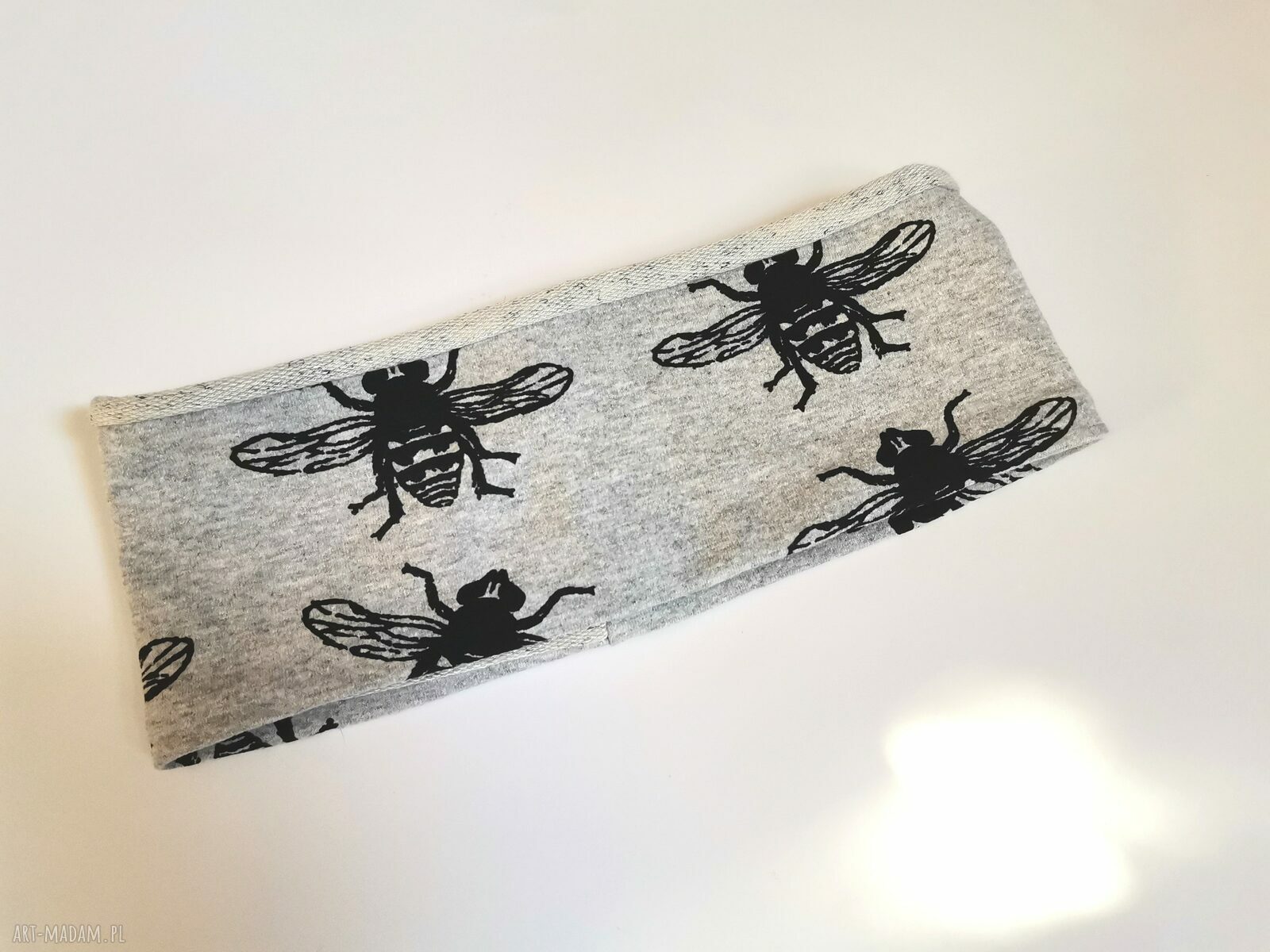 Opaska w muchy box A1 - awangardowy wzór do jogi i biegania