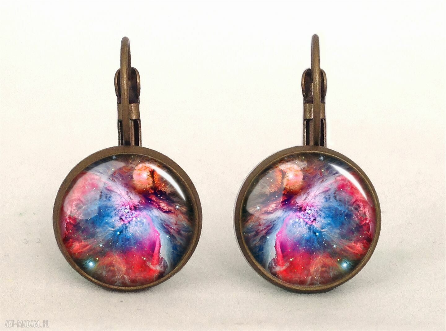 Orion nebula małe kolczyki wiszące kosmiczne galaxy kosmos