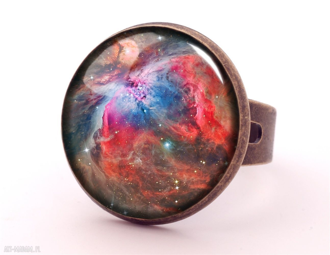naszyjniki: Orion Nebula Medalion z łańcuszkiem Hand Made