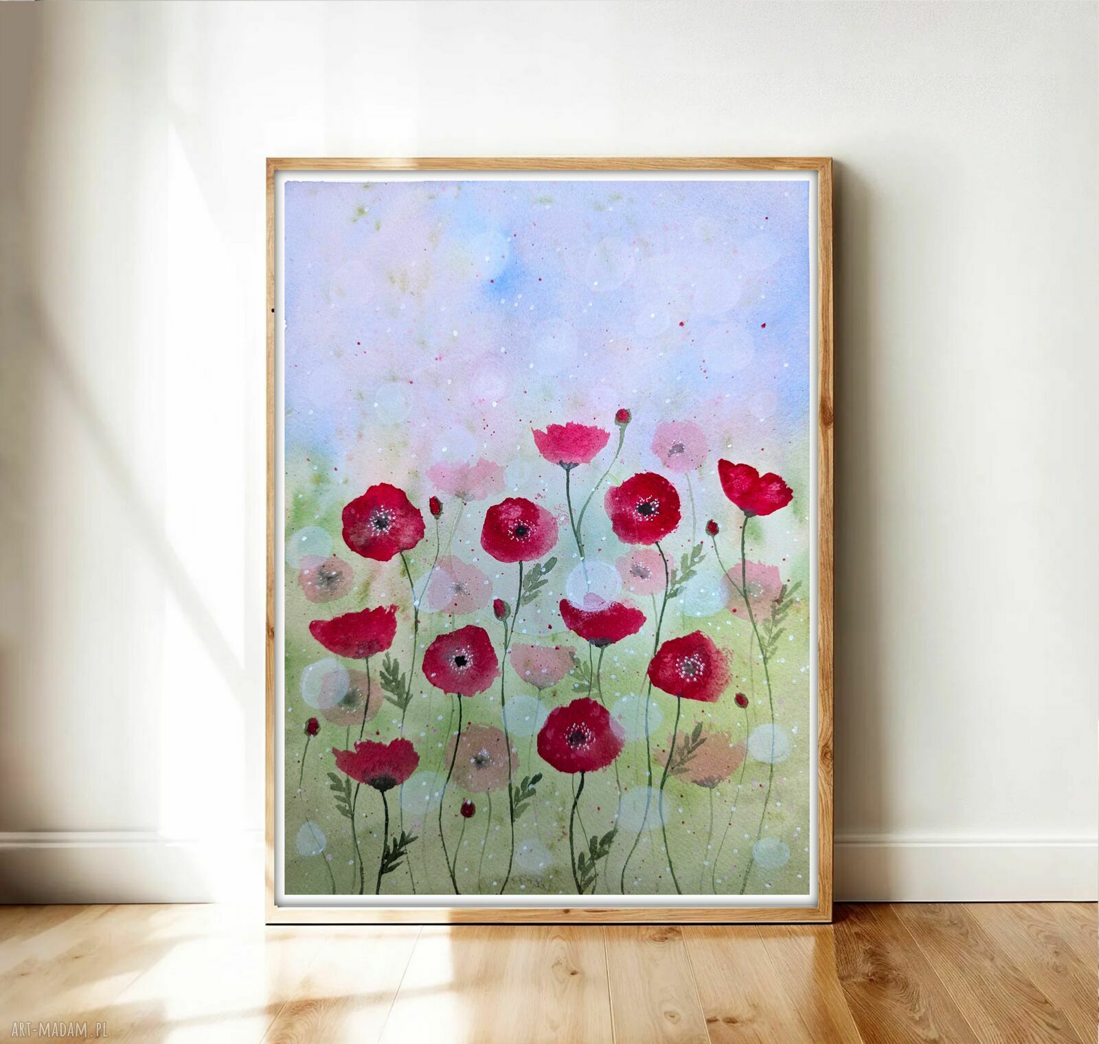 Oryginalna akwarela 23x31 cm - Maki
