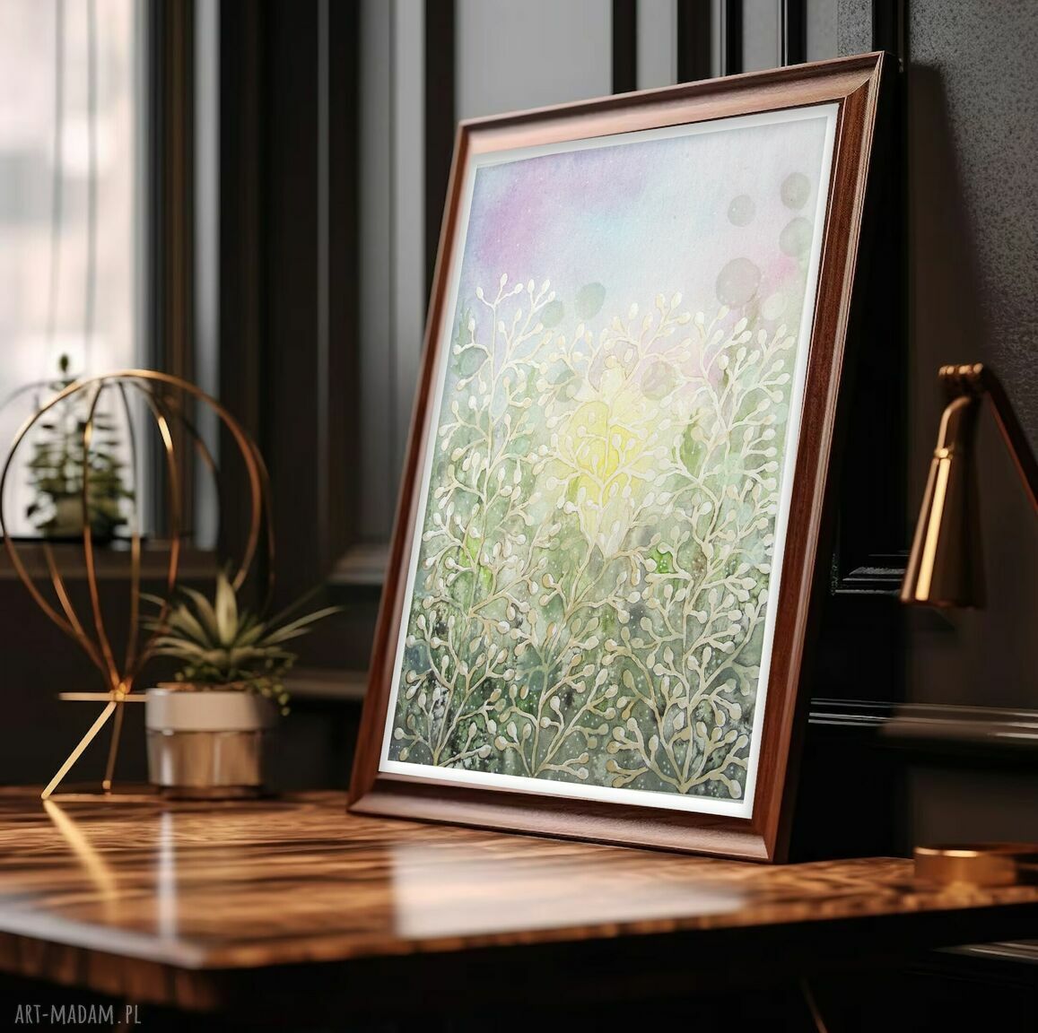 Oryginalna akwarela 24x32 cm - Łąka