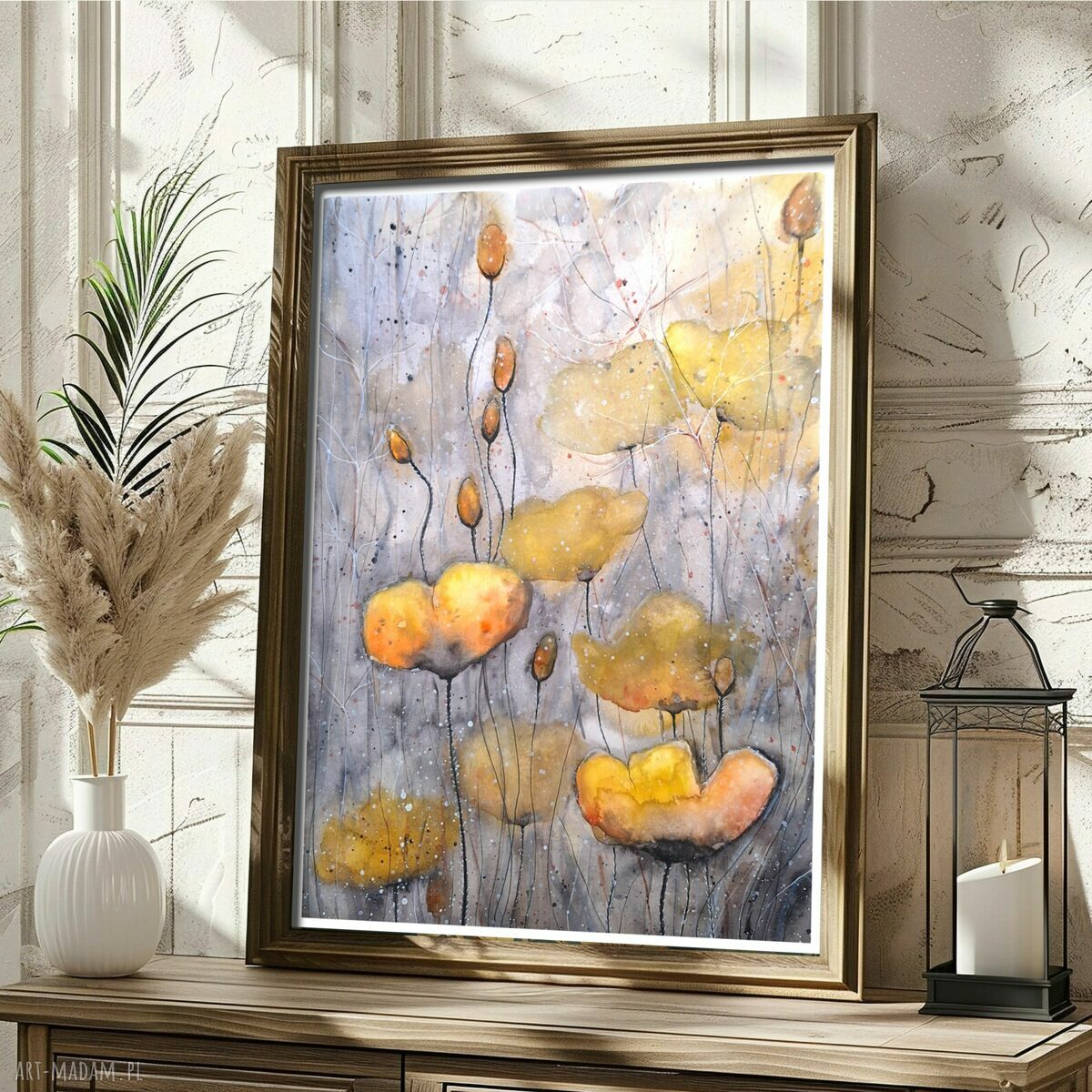 Oryginalna akwarela 30x40 cm - Łąka