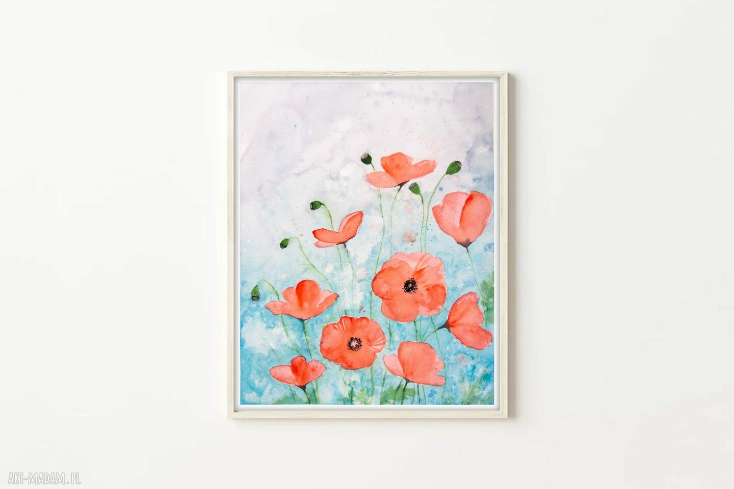 Oryginalna akwarela 28x36 cm - Maki