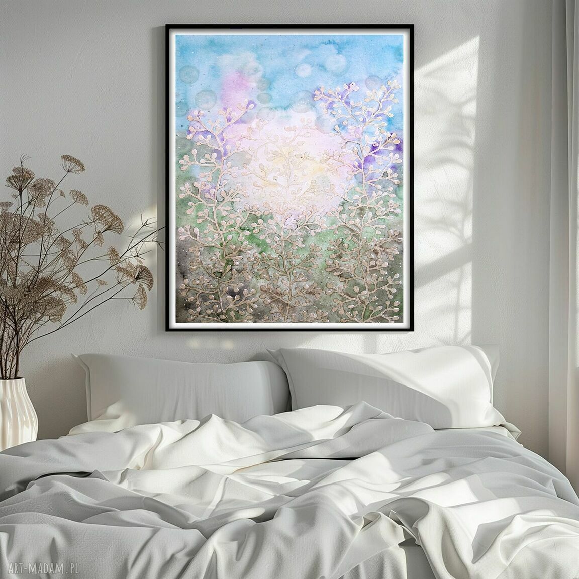 Oryginalna akwarela 30x40 cm - Łąka