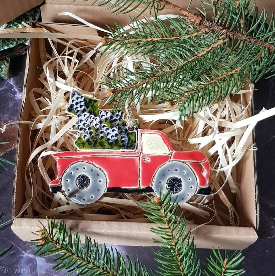 Oryginalna zawieszka ceramiczna - samochód PICK-UP