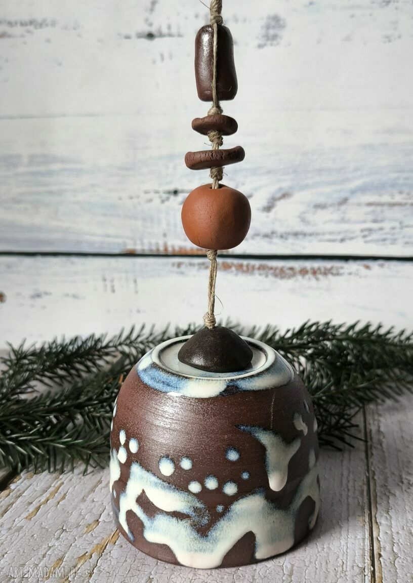 Oryginalny dzwonek ceramiczny