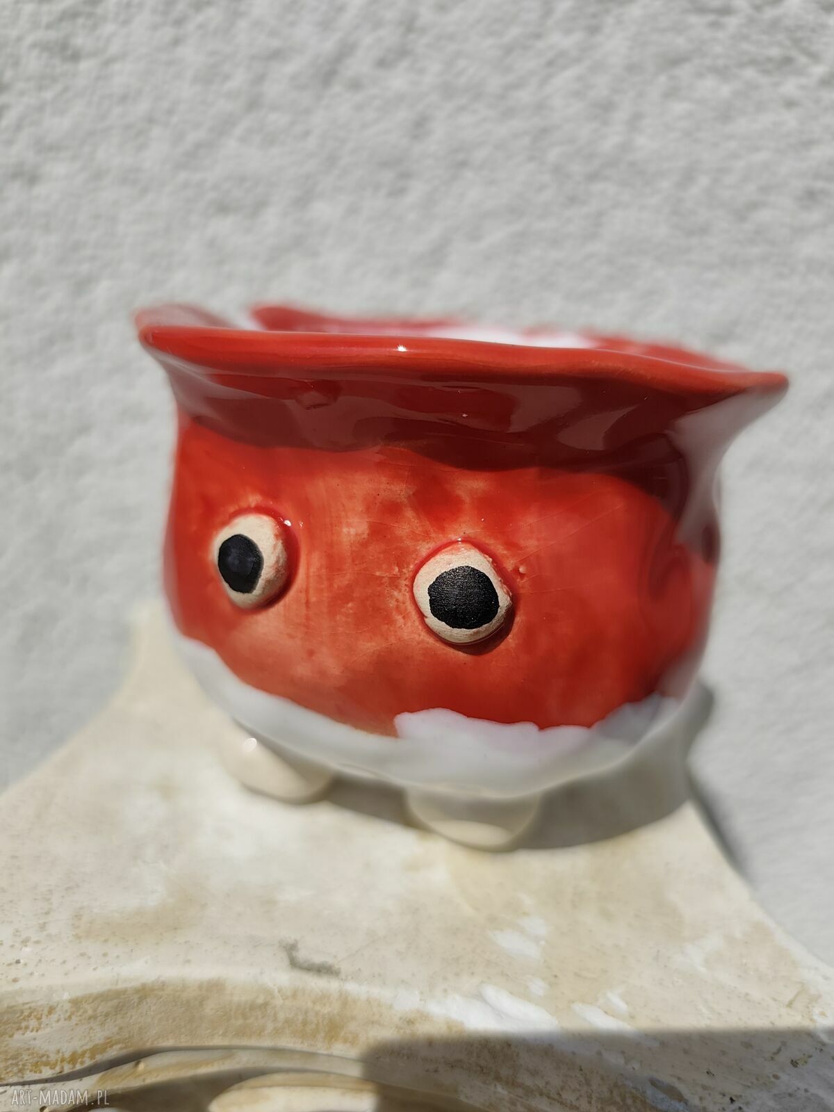 Osłonka ceramiczna na zioła - rzodkiewka