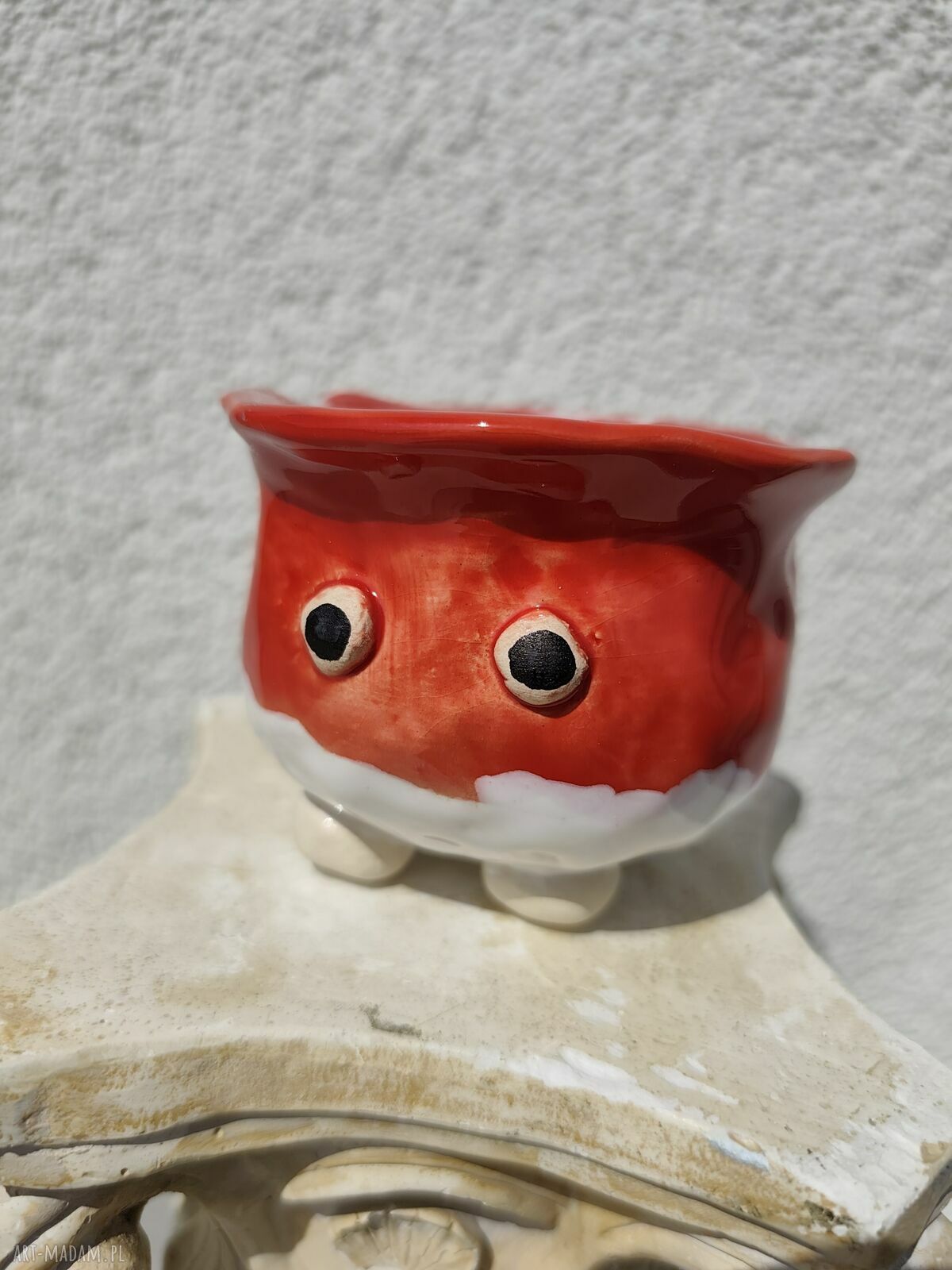 Osłonka ceramiczna na zioła - rzodkiewka