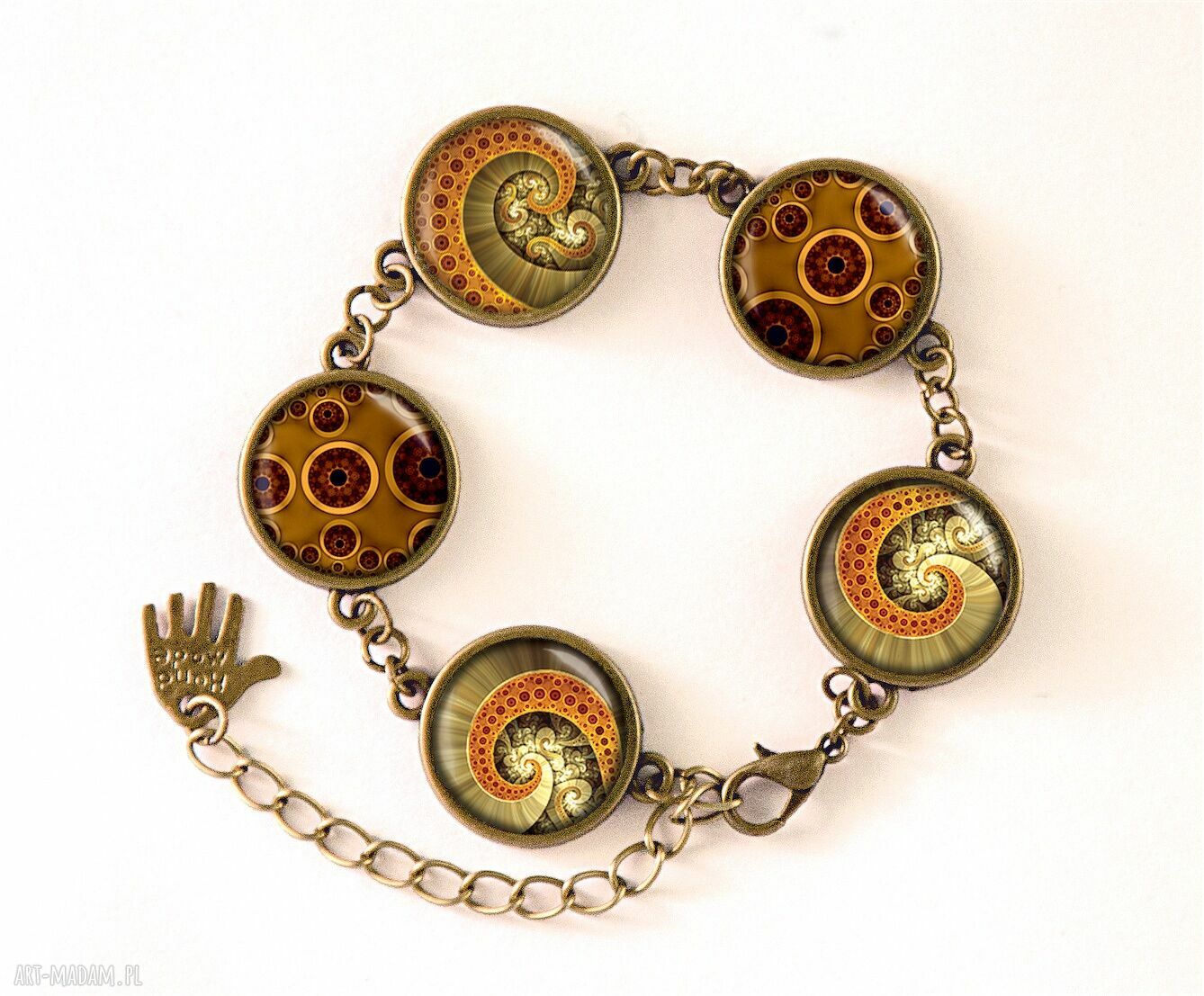 kolczyki: Ośmiornica Kolczyki sztyfty Hand Made