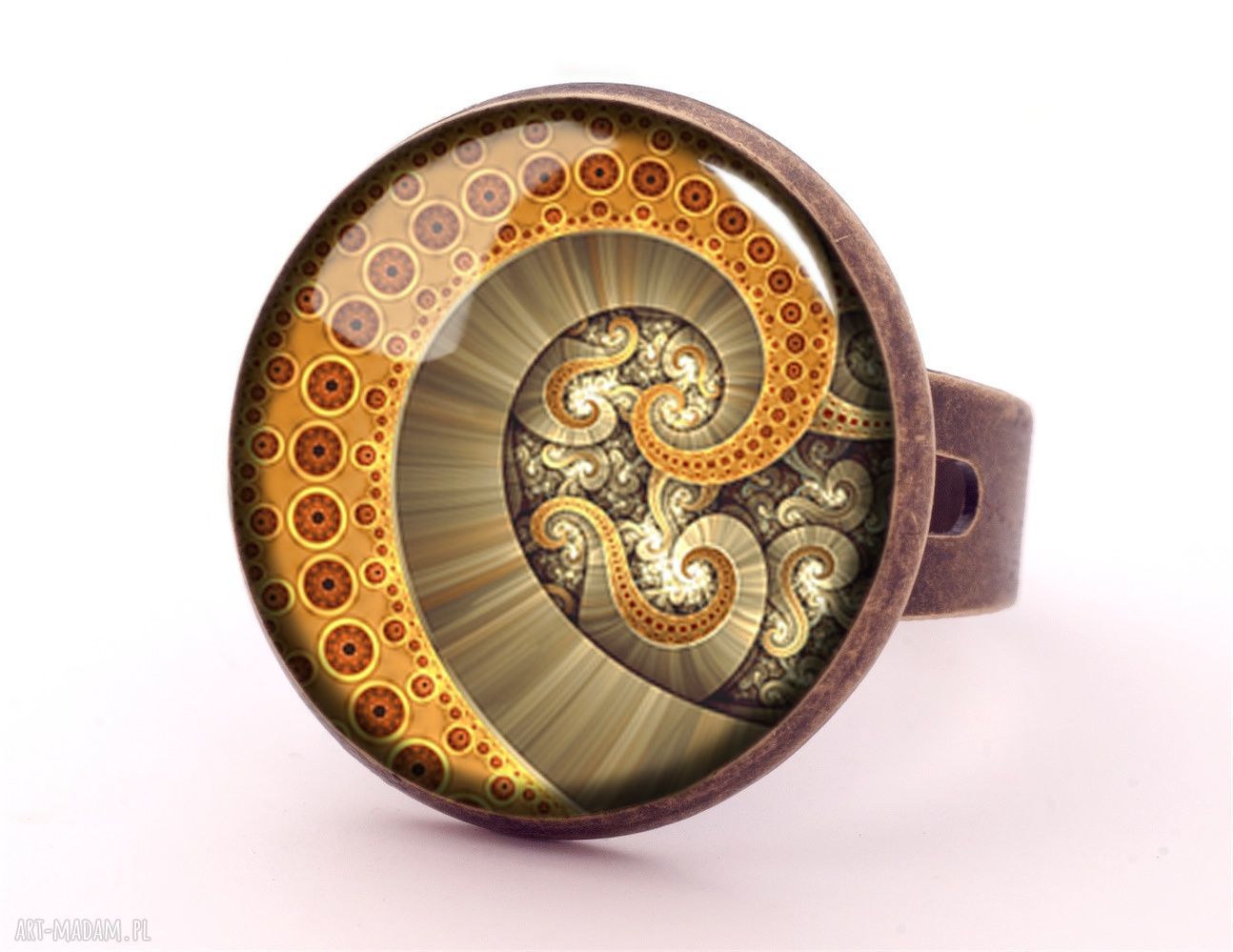 naszyjniki: Ośmiornica Medalion z łańcuszkiem Ręczne wykonanie