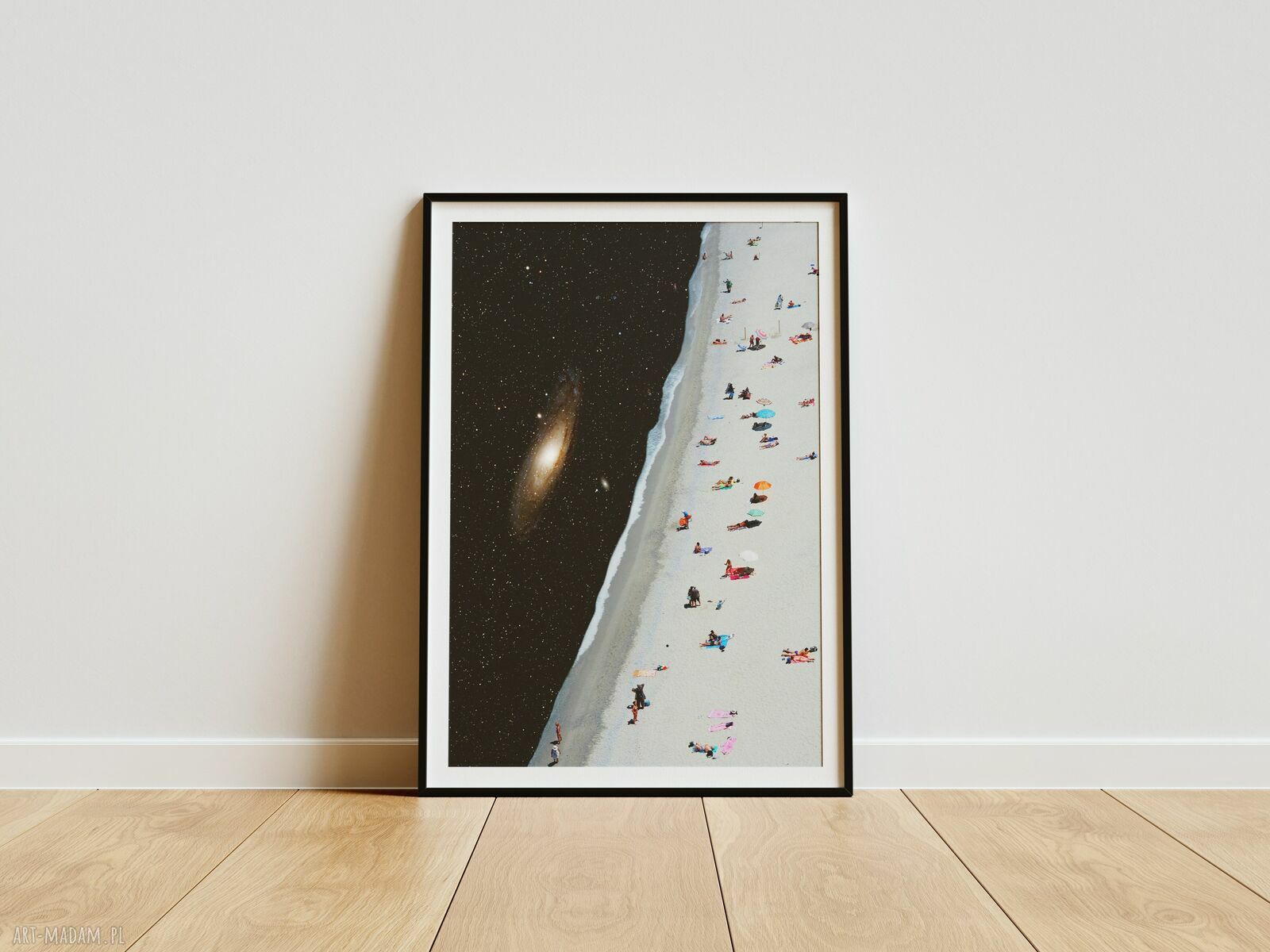 Plakat Otchłań A3 - kolaż fine art do salonu, sypialni i biura