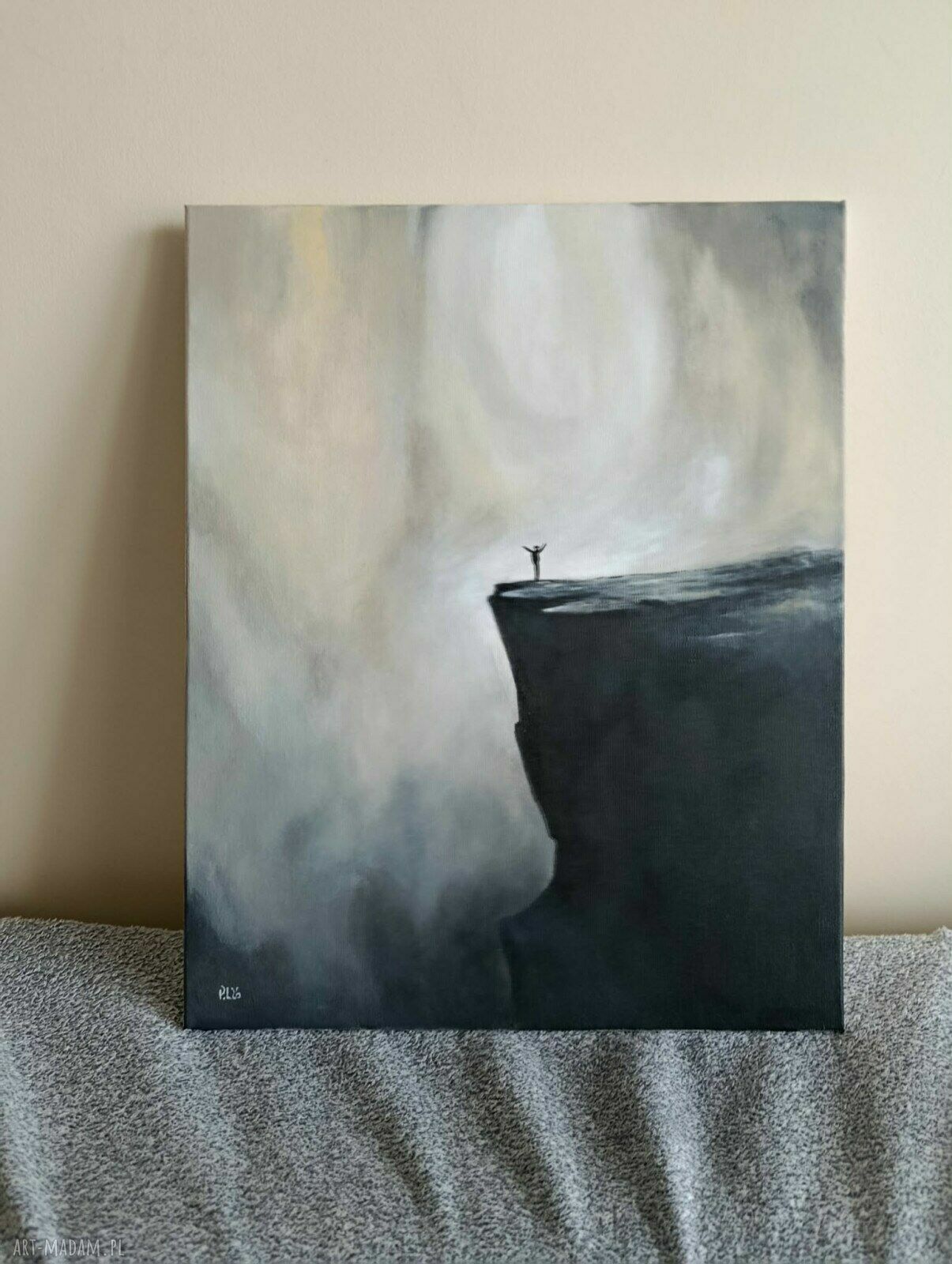 Oto ja - ręcznie malowany obraz akrylowy na płótnie 50 x 40 cm