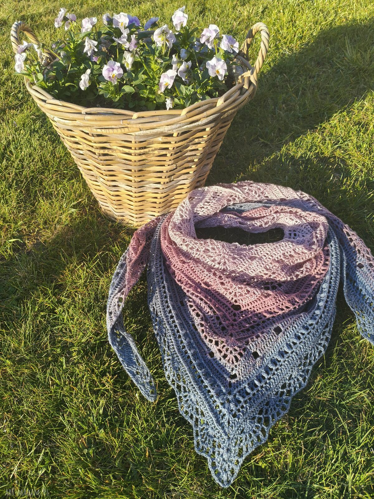 Otul się miłością i naturą - chusta szydełkowa z certyfikowanej bawełny organicznej