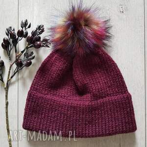 oversize beanie duża czapka zimowa m l unisex albadesign