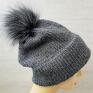 modne czapki oversize beanie. duża czapka zimowa