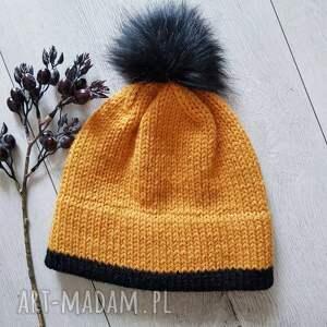 oversize beanie duża czapka zimowa street style albadesign