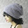 czapki slouchy oversized beanie ręcznie