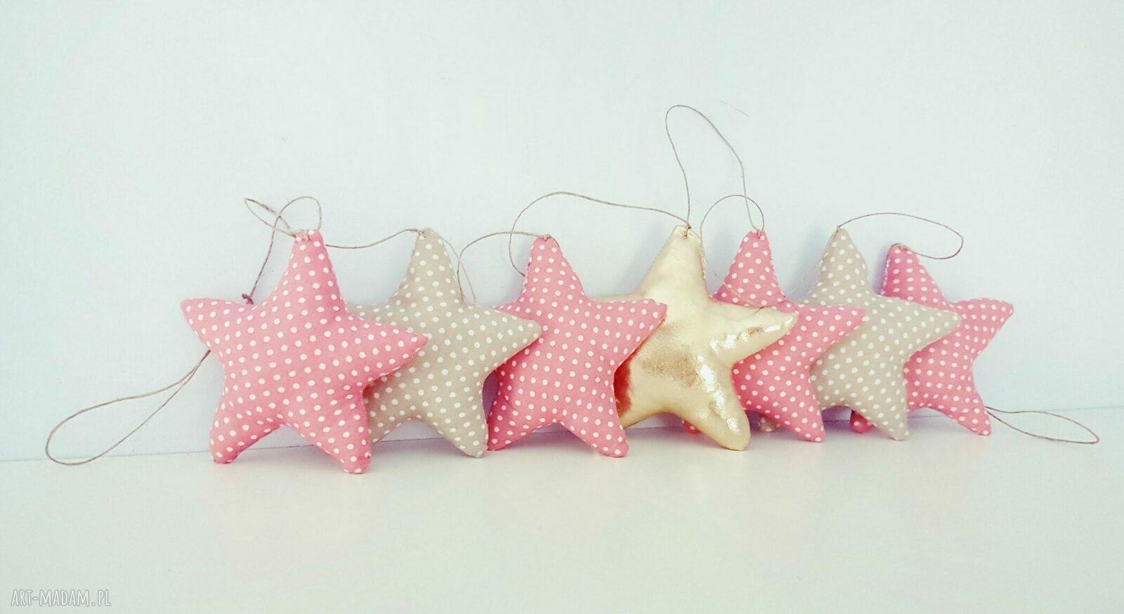 Girlanda gwiazdkowa 130cm gwiazdki stars zawieszka ozdoba