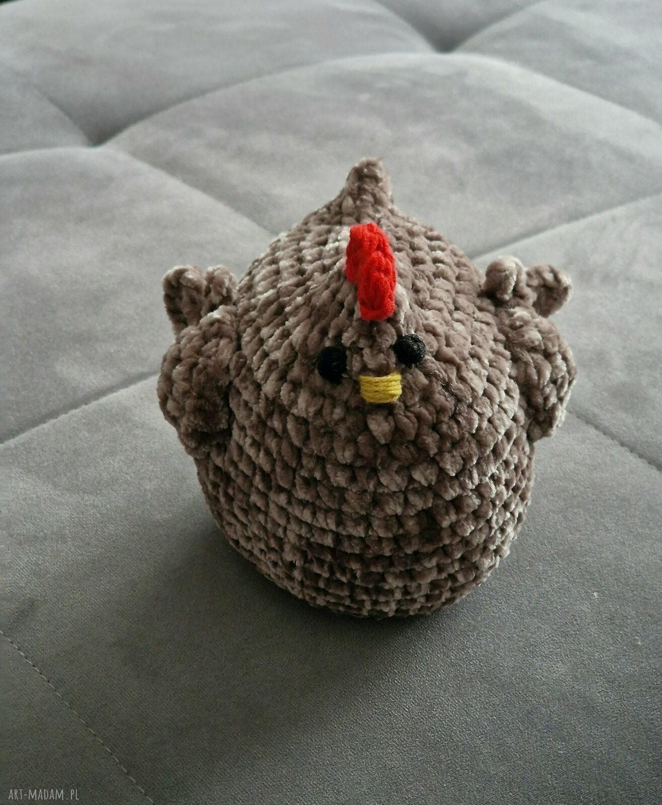 Ozdobna kurka wielkanocna - wiosenna dekoracja handmade