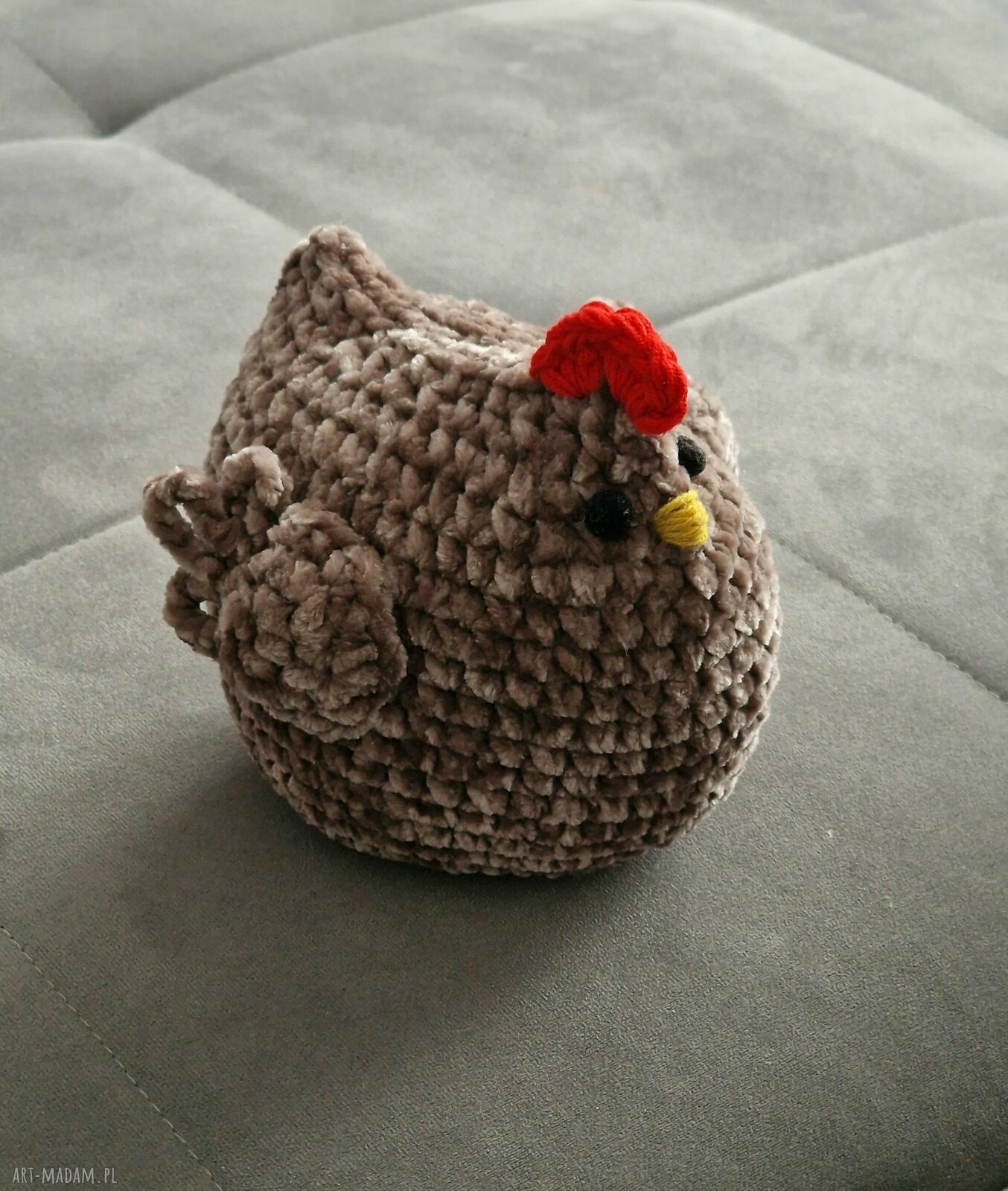 Ozdobna kurka wielkanocna - wiosenna dekoracja handmade