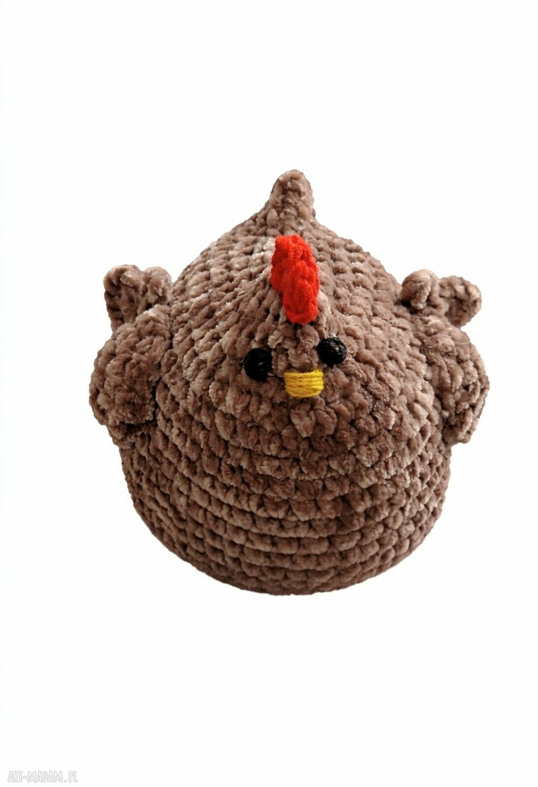 Ozdobna kurka wielkanocna - wiosenna dekoracja handmade
