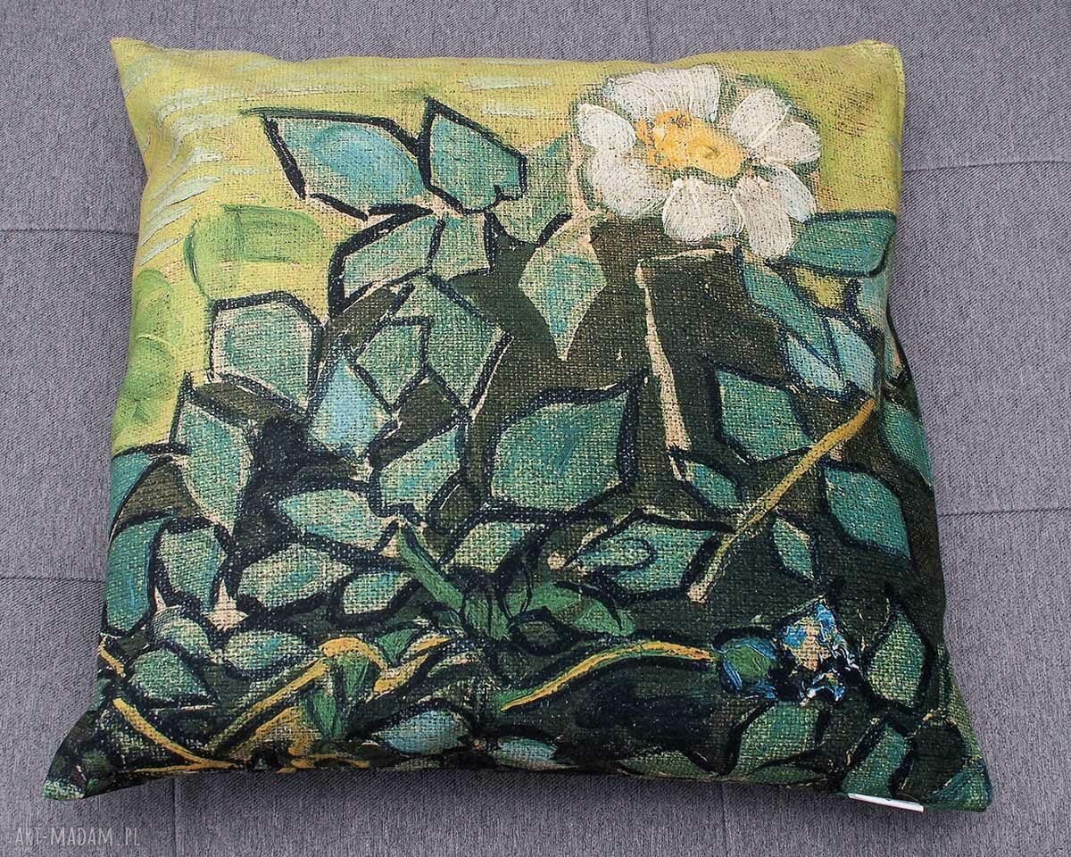 Ozdobna poszewka na poduszkę, Dzikie róże, van Gogh