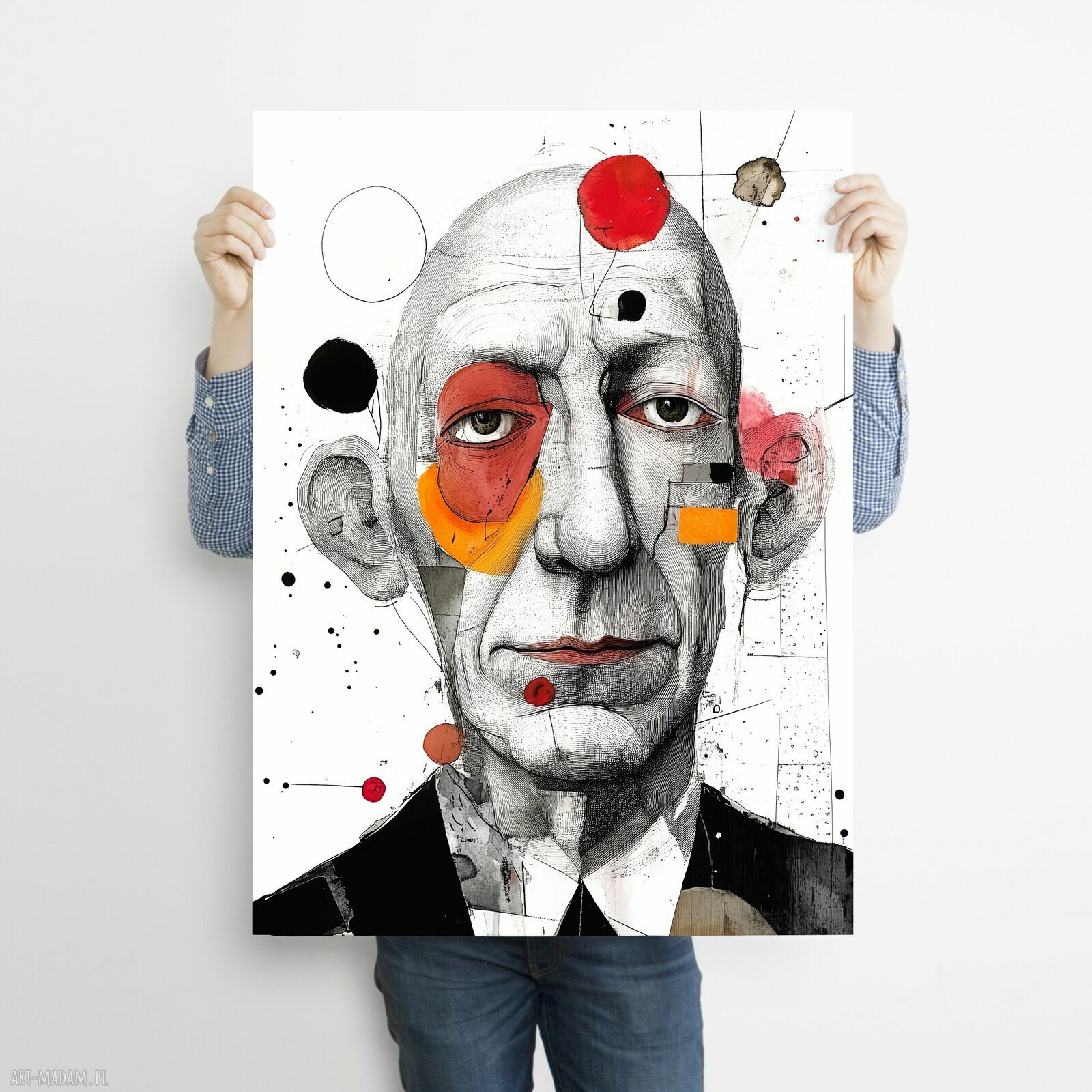 Pablo - grafika na plakacie A3