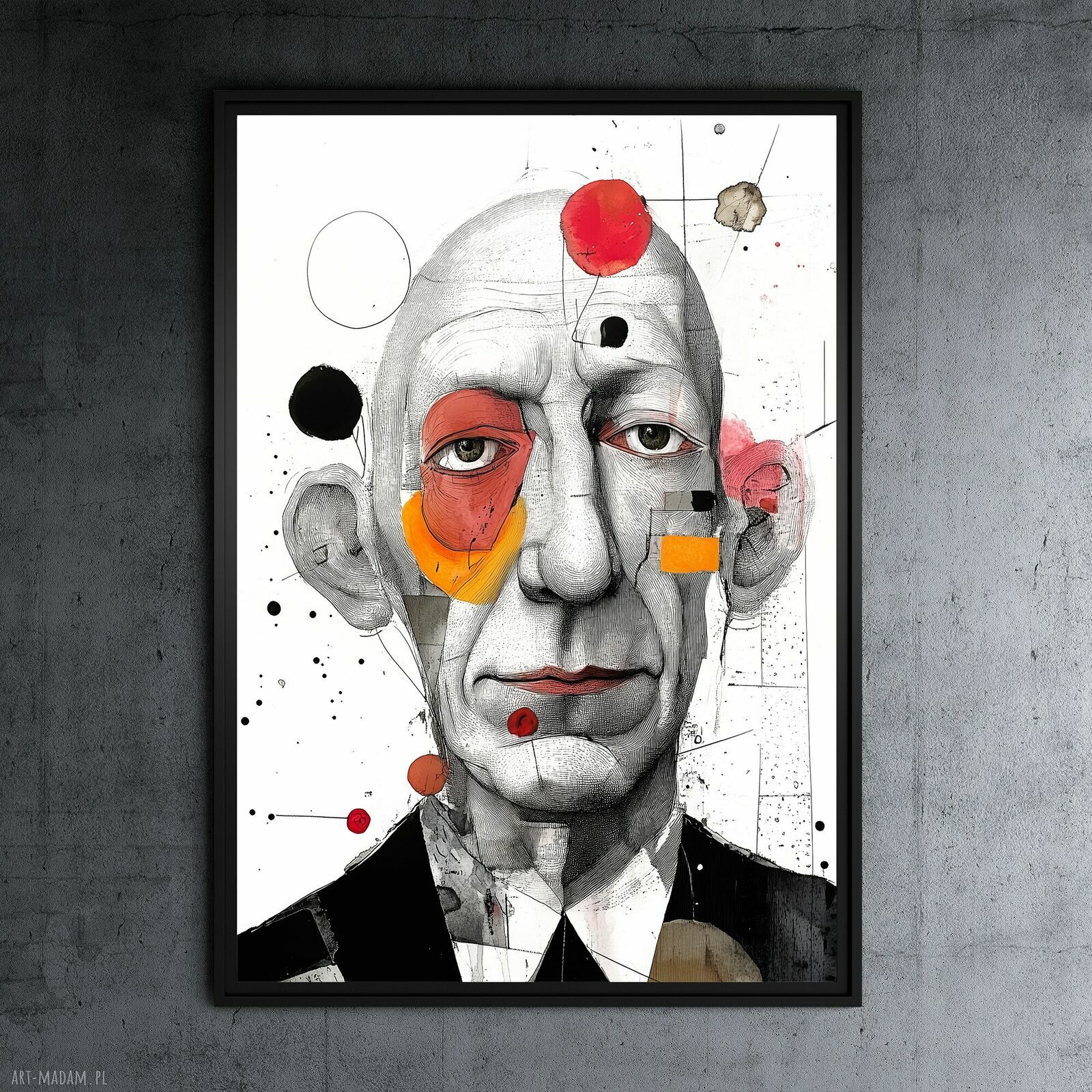 Pablo - grafika na plakacie A3