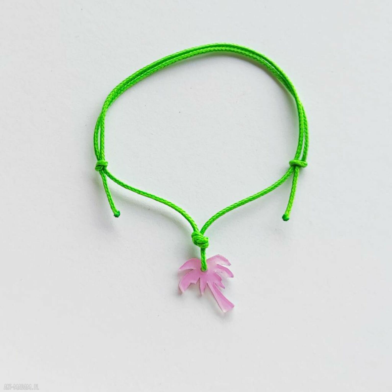 PALMA - bransoletka handmade na sznurku z tworzywa sztucznego