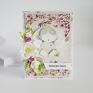 chrzest scrapbooking kartki różowe pamiątka chrztu św - 465