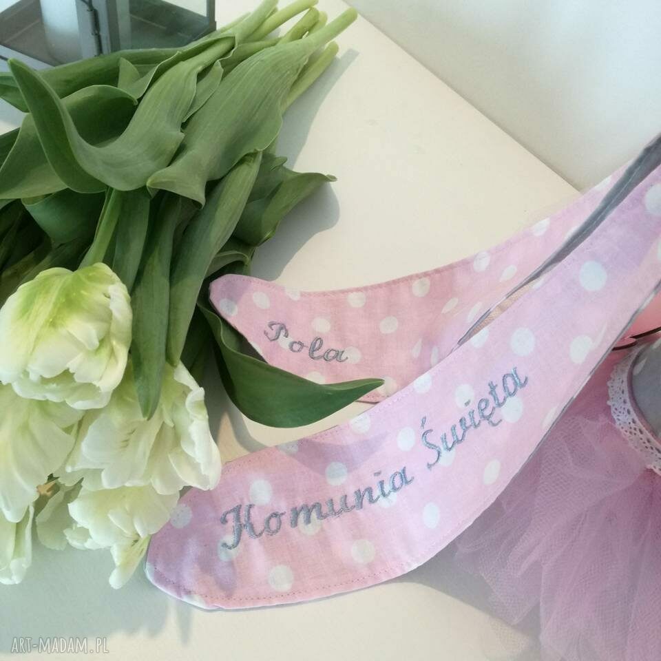 Pamiątka Komunia Święta - Króliczek Tilda 40 cm