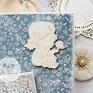 białe scrapbooking kartki na chrzest pamiątka narodzin, chrztu świętego