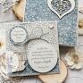 beżowe scrapbooking kartki pamiątka narodzin, chrztu świętego