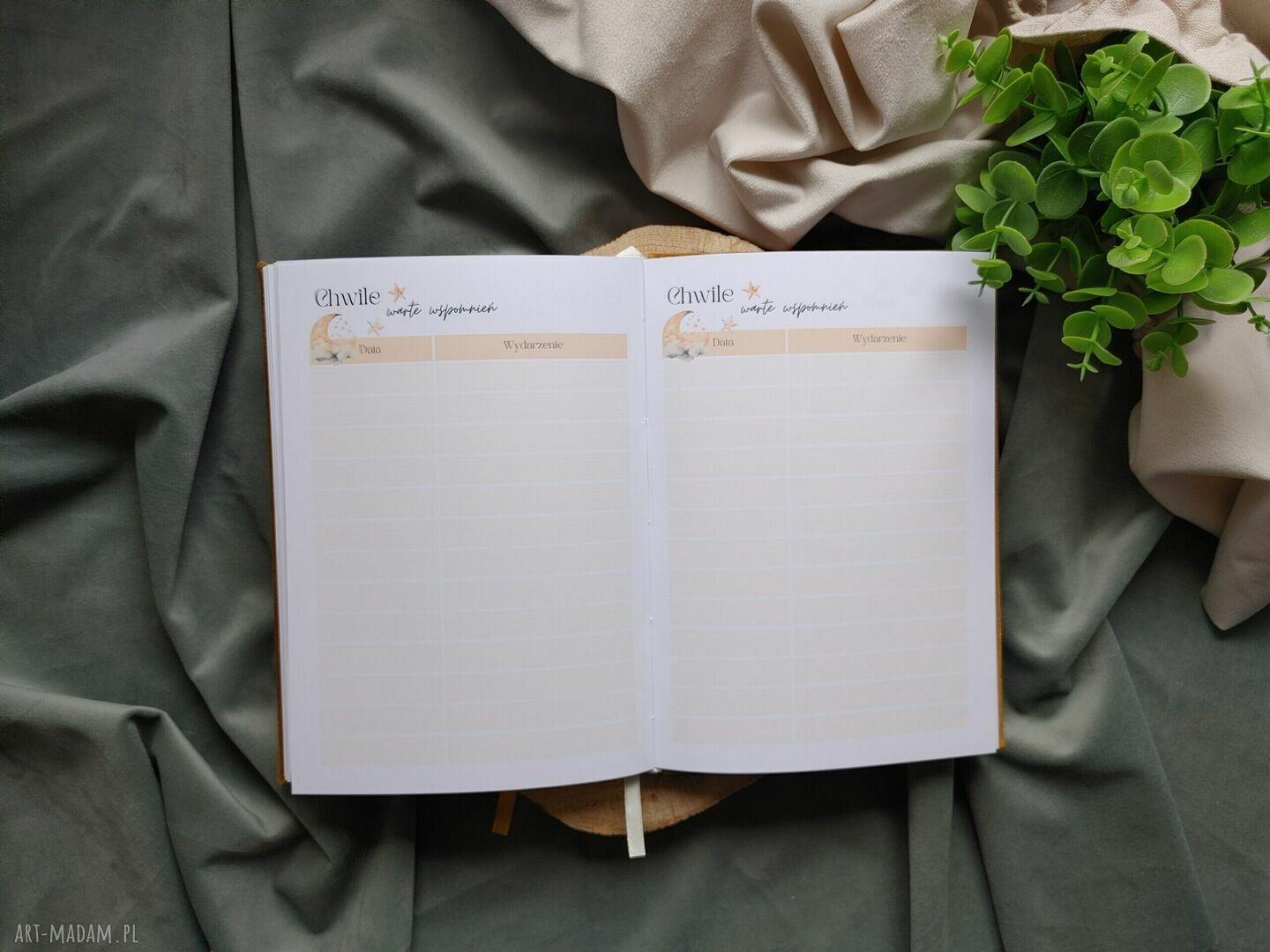 Pamiętnik mamy „Kobieta Mama Ja” - notes A5 handmade