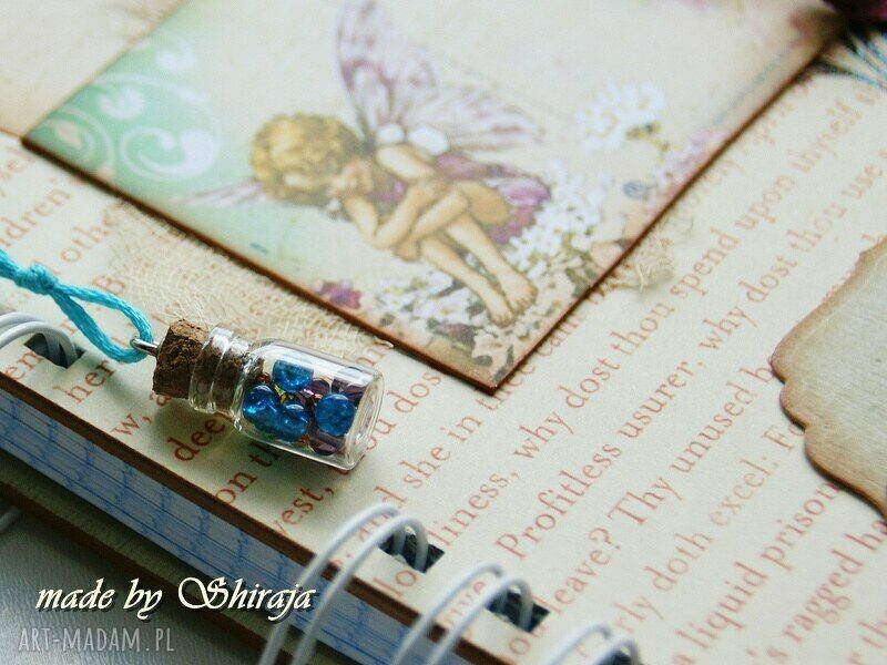 Pamiętnik - Ogród Elfów II (A5) w stylu scrapbooking