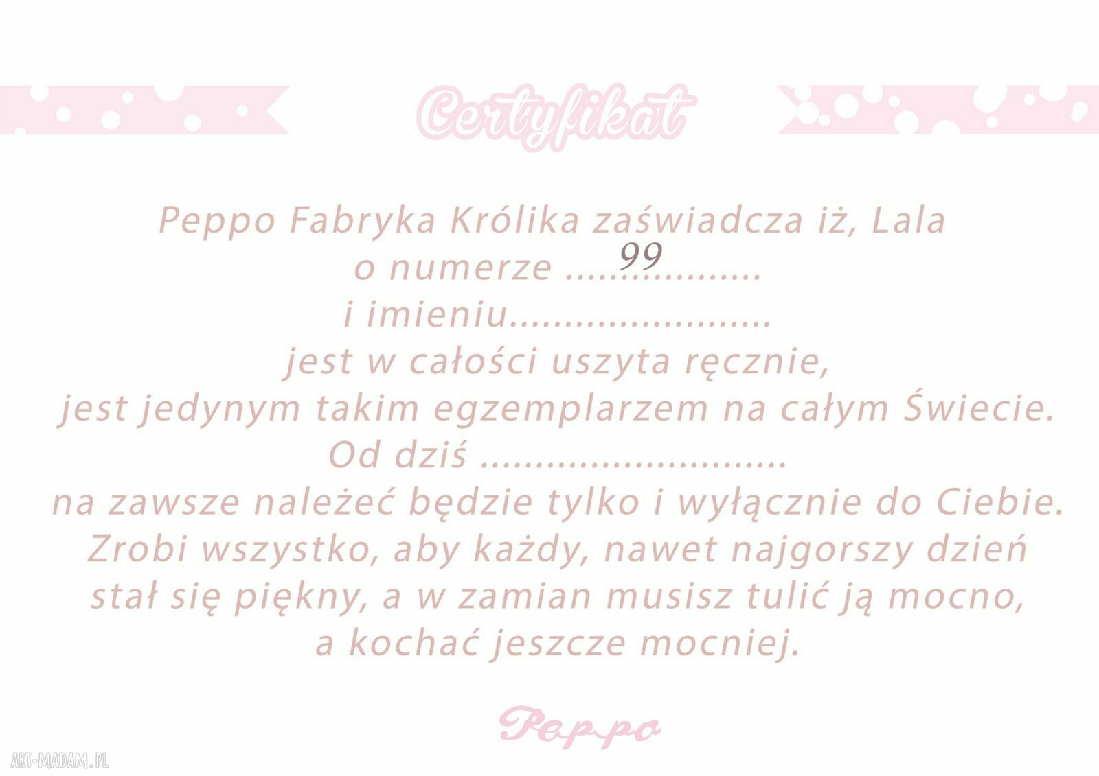 Pani Lala - lalka przytulanka dla dziewczynki ok. 60 cm (antyalergiczna)